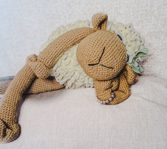 Plush sheep toy or ornament